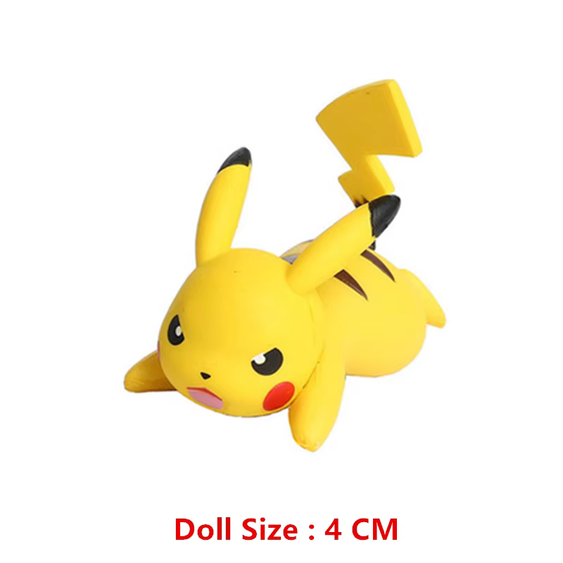 Pokemon Pokeball avec dessins animés film Anime Figure Pikachu Charmander Eevee écureuil Vulpix qual