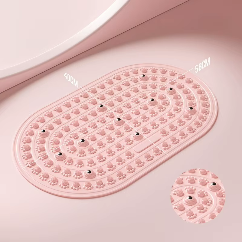 Tapis de massage et d'acupression pour les pieds, anti-fatigue, avec pierres et points d'acupression