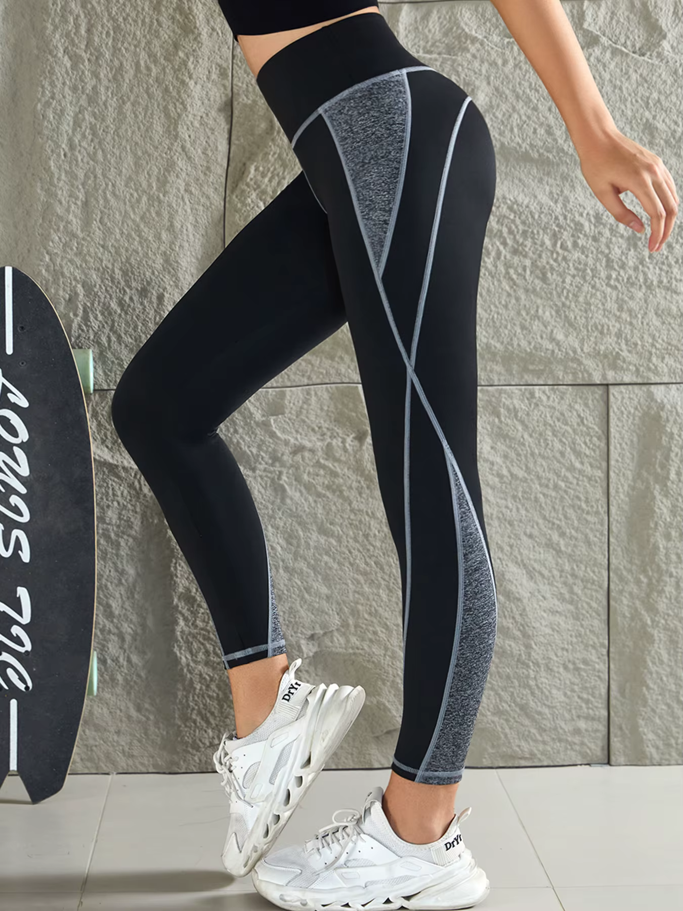 Leggings de Yoga multicolores taille haute, serrage du ventre, sport, course à pied, pantalons de Yo