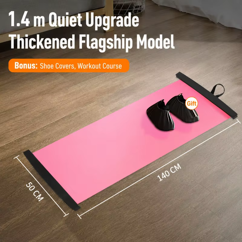 Tapis de yoga, Pilates, sport et fitness, tapis de glisse à faible impact pour l'entraînement de l'é
