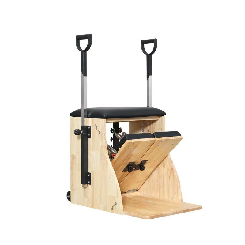 Réformateurs professionnels de Pilates en bois et métal, équipement de Fitness pour gymnastique à do