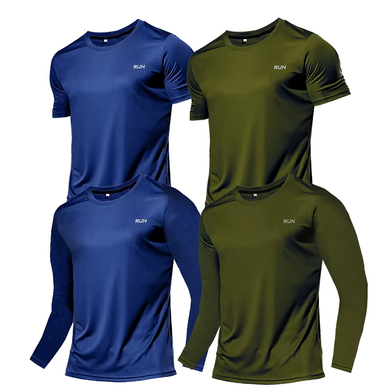 Chemise de Sport multicolore d'été à manches courtes, vêtements de gymnastique de haute qualité pour