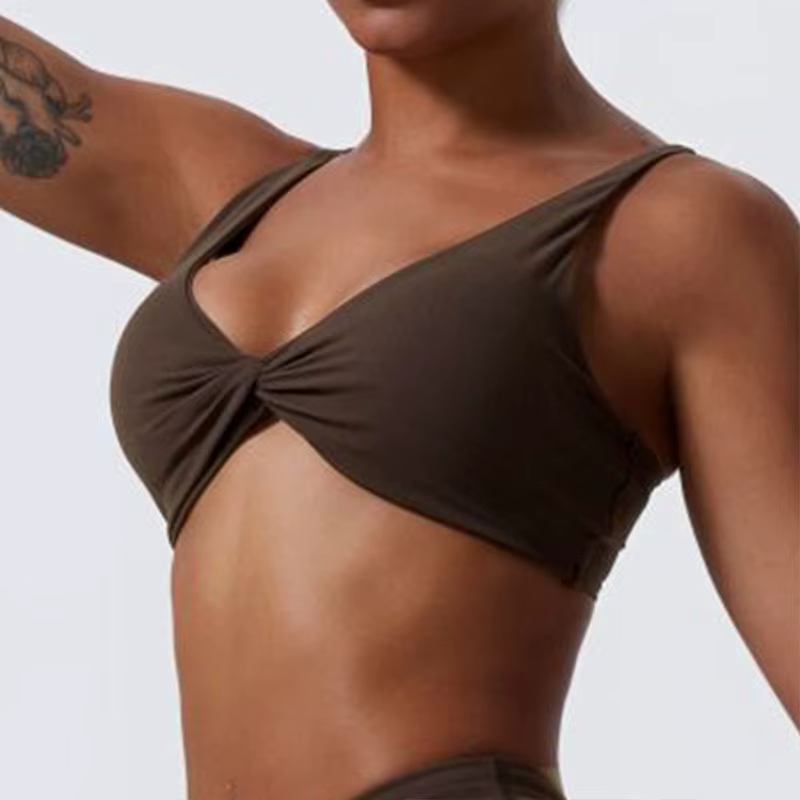 Nouveau soutien-gorge de sport push-up pour femme, respirant et doux, idéal pour le yoga et l'entraî