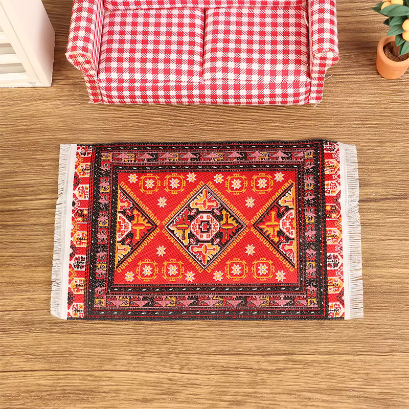 Tapis de sol en polymère pour chambre à coucher, couverture de sol carrée l'inventaire, décor de sal