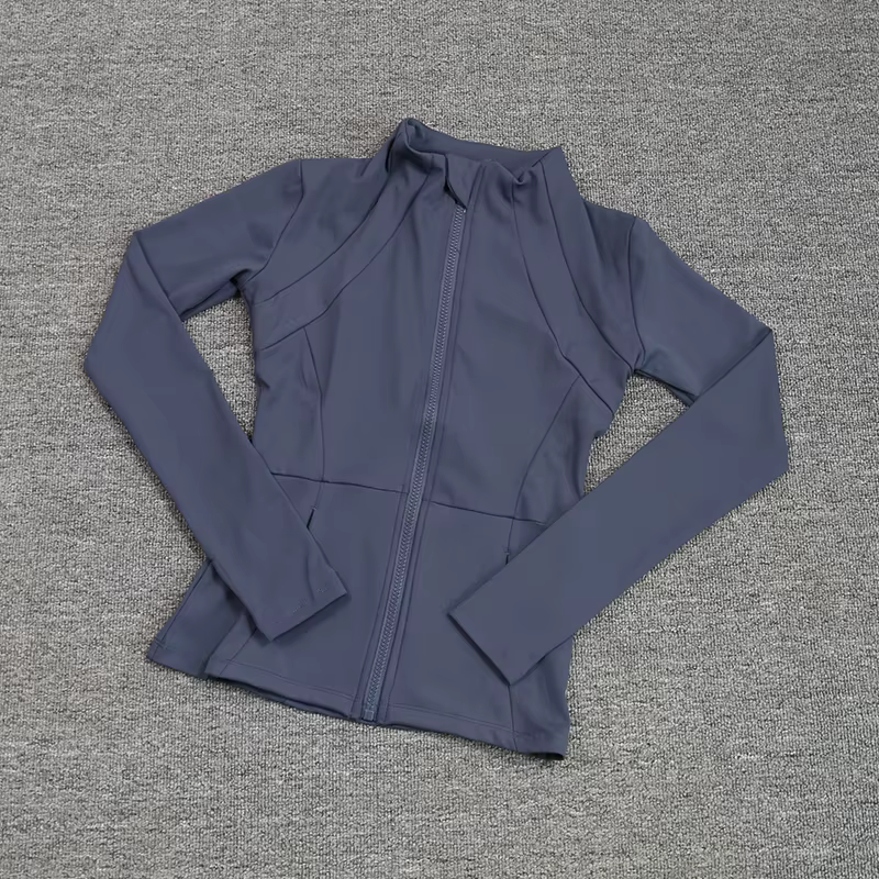 Manteau de sport pour femmes, chemise de Yoga, Slim, manches longues, course rapide, Pilates, Fitnes