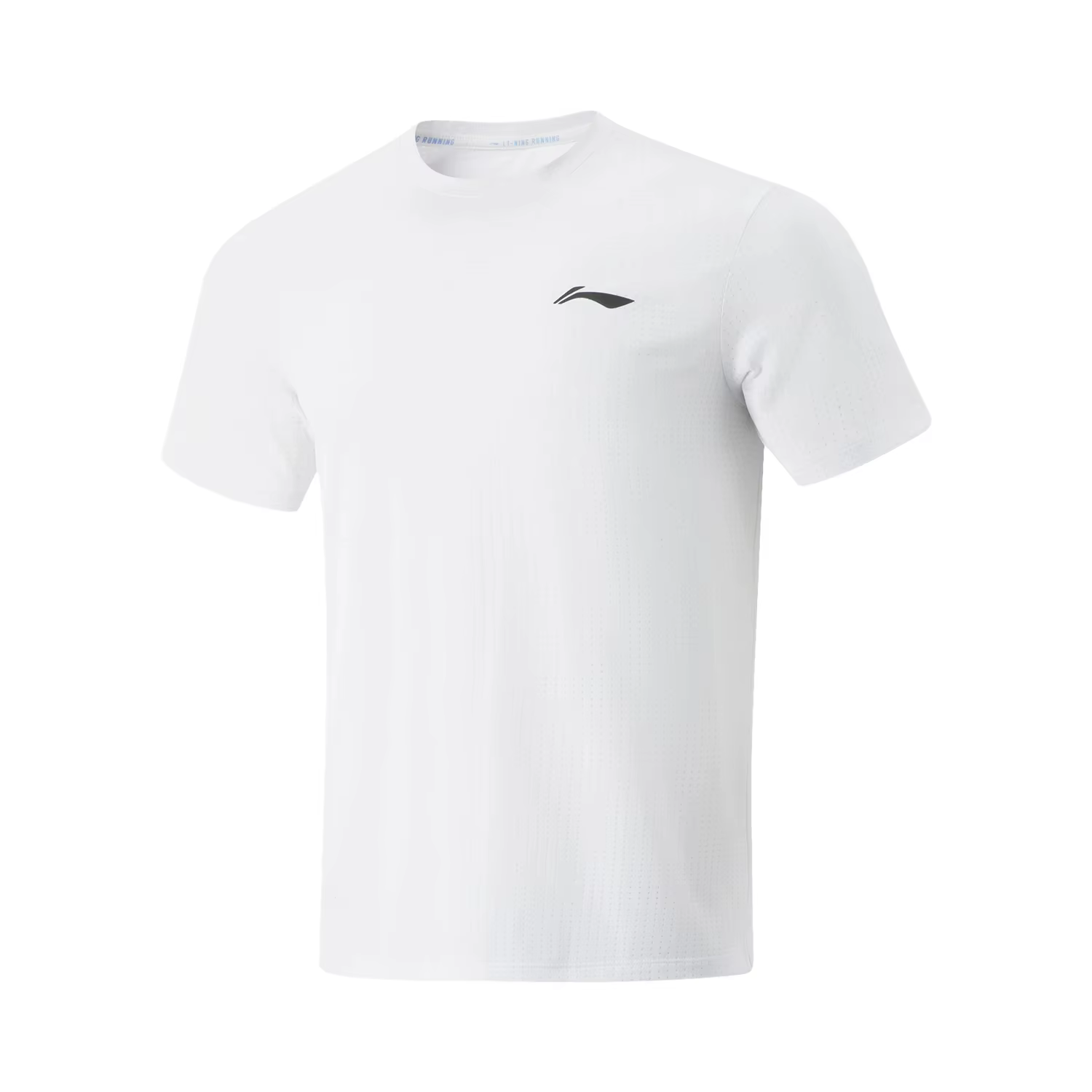 Li-Ning T-shirt de sport pour hommes AT AIR, coupe régulière, en polyester respirant, avec doublure 