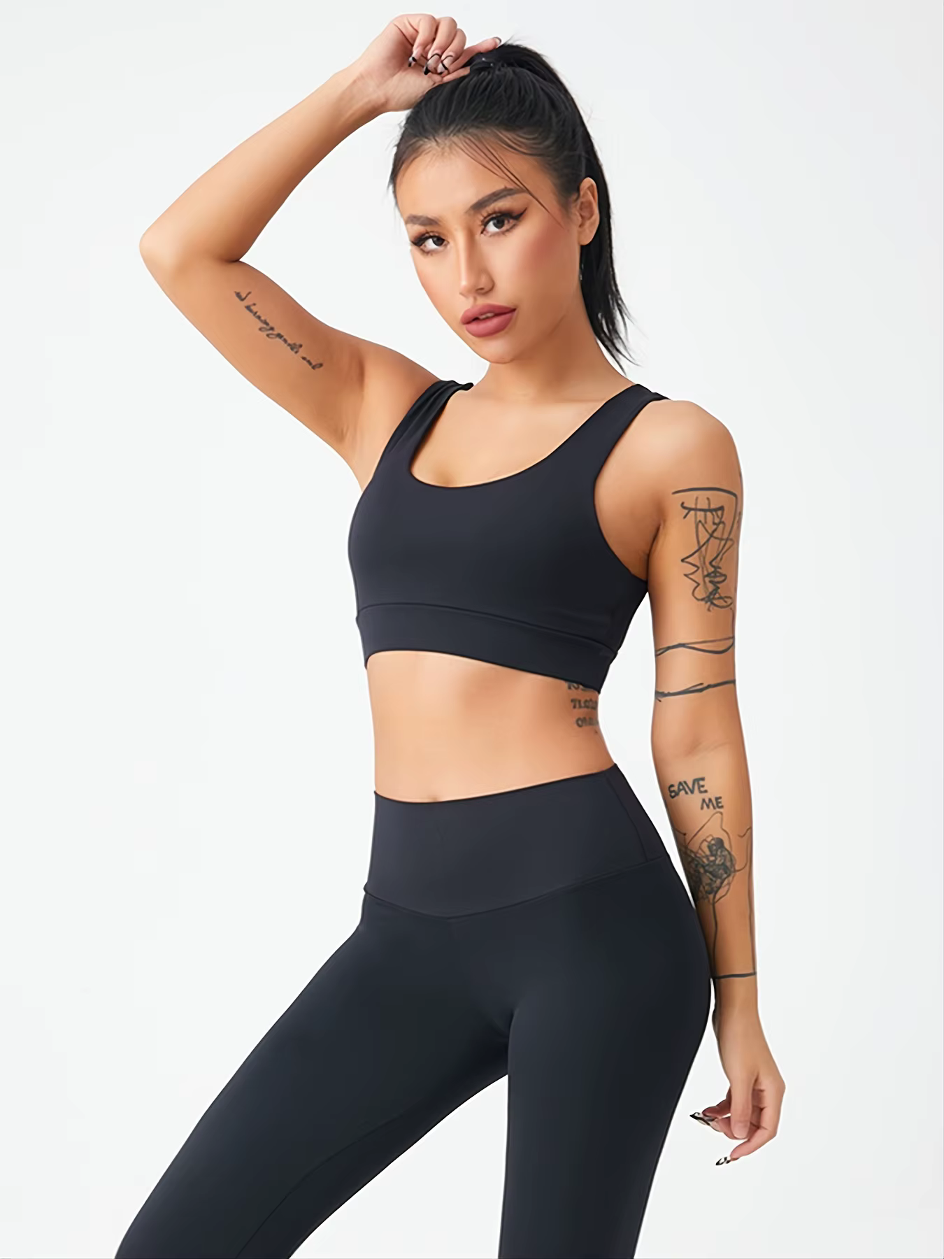 Pantalon long de Yoga pour femmes, taille haute, séchage rapide, levage des hanches, moulant, exerci