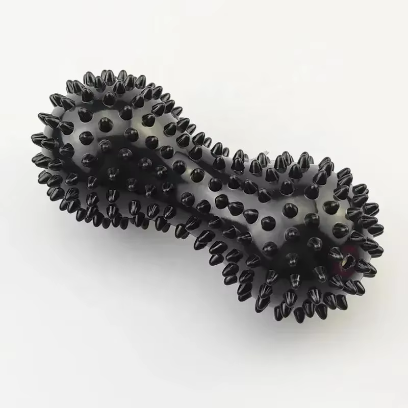 Boule de Massage aux cacahuètes colorée en PVC, 1 pièce, boule de Massage à pointes, douleur muscula