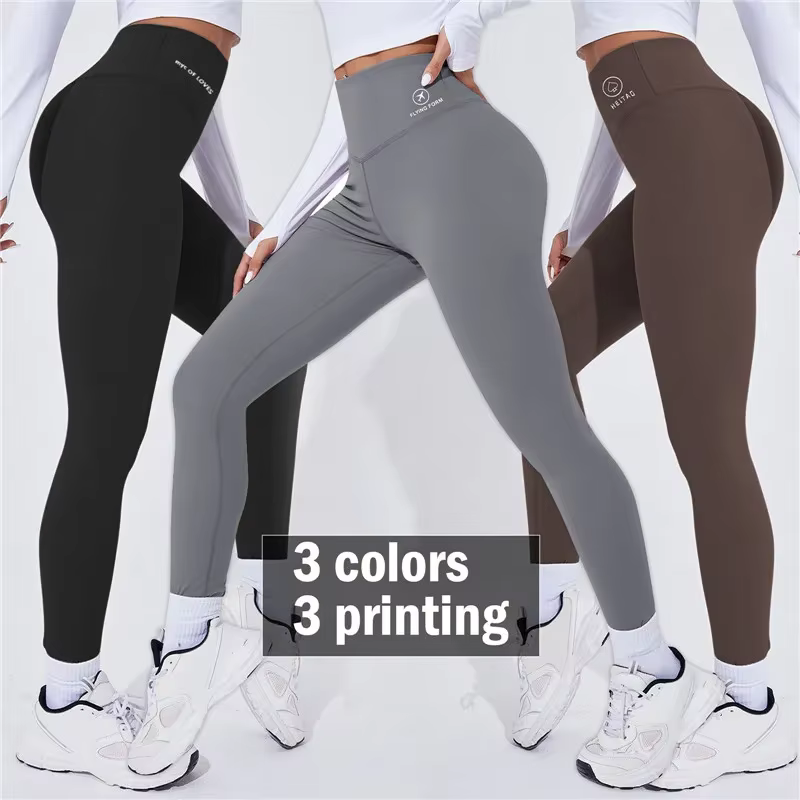 Taille haute Yoga chaud Leggins collants de sport thermique femme pantalons de course Sexy bout à bo
