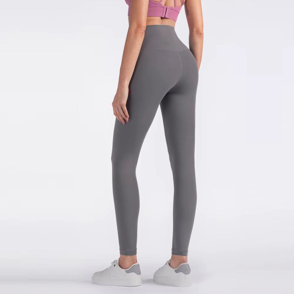 Legging de Yoga taille haute pour femmes, couleur unie, athlétique, doux, pantalon de Sport, beurre