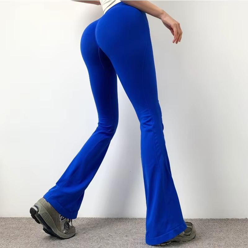 Leggings évasés pour femmes pantalons de Yoga gymnastique Fitness sport taille haute Fitness décontr