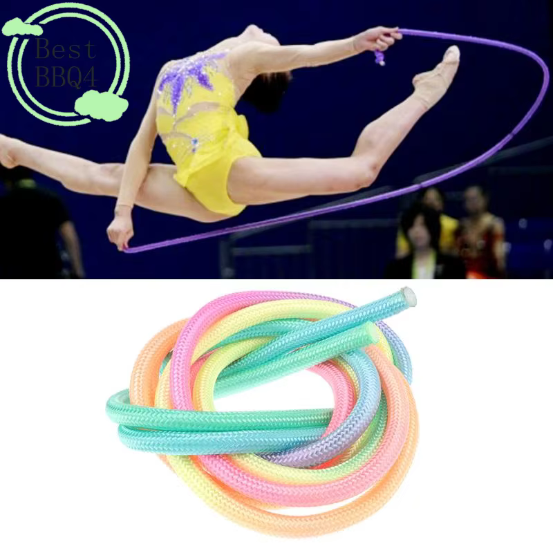 (BBQ4)3M Corde de gymnastique artistique, corde à sauter, corde de fitness, corde de sport de couleu