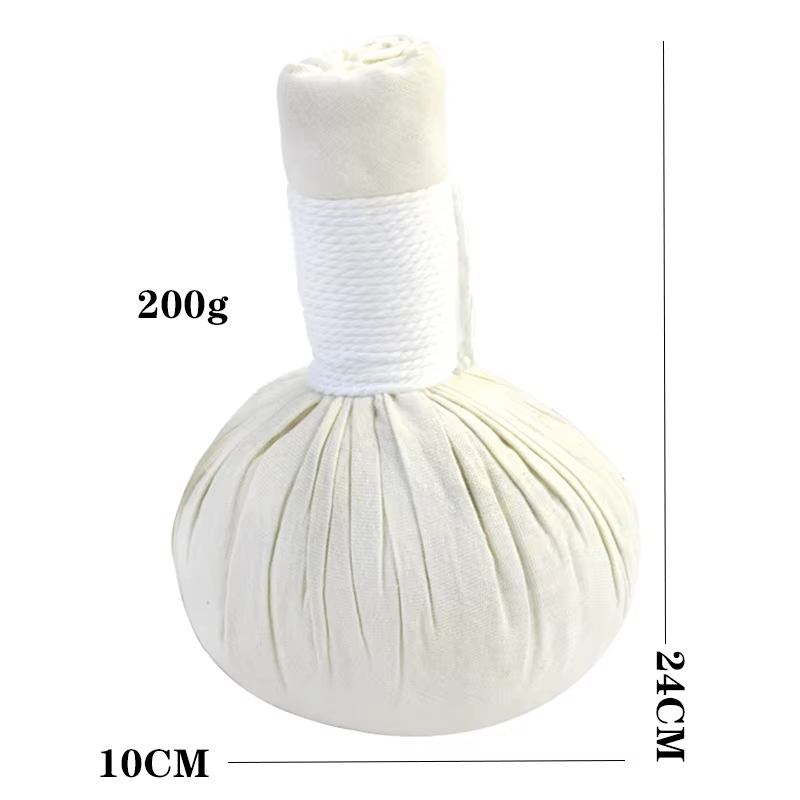 Balle de massage à base de plantes thaïlandaises, moxibustion chaude, spa thaïlandais, soins de sant