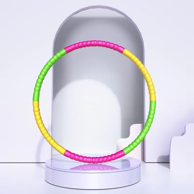 Hula Hoop Sport, équipement de fitness portable en plastique coloré et amovible pour enfants, meille
