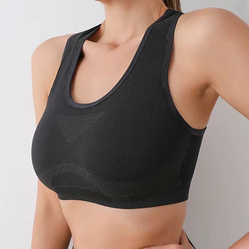 Femmes sport soutiens-gorge Yoga haut gilet haute antichoc séchage rapide Yoga gymnase course sous-v