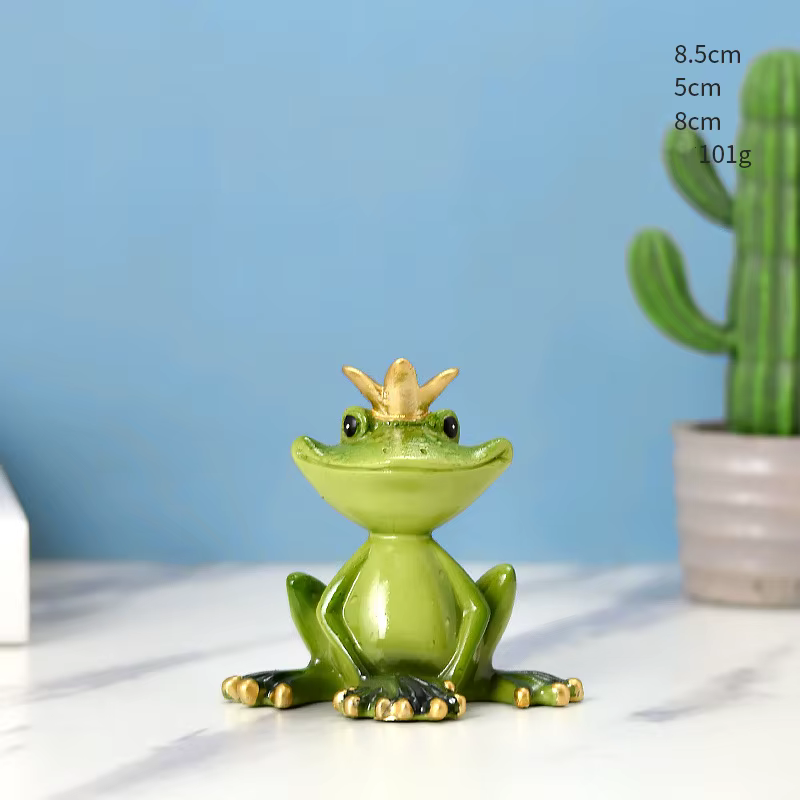 Statue de grenouille de yoga, figurine en résine, décoration de bureau et de maison, sculpture artis