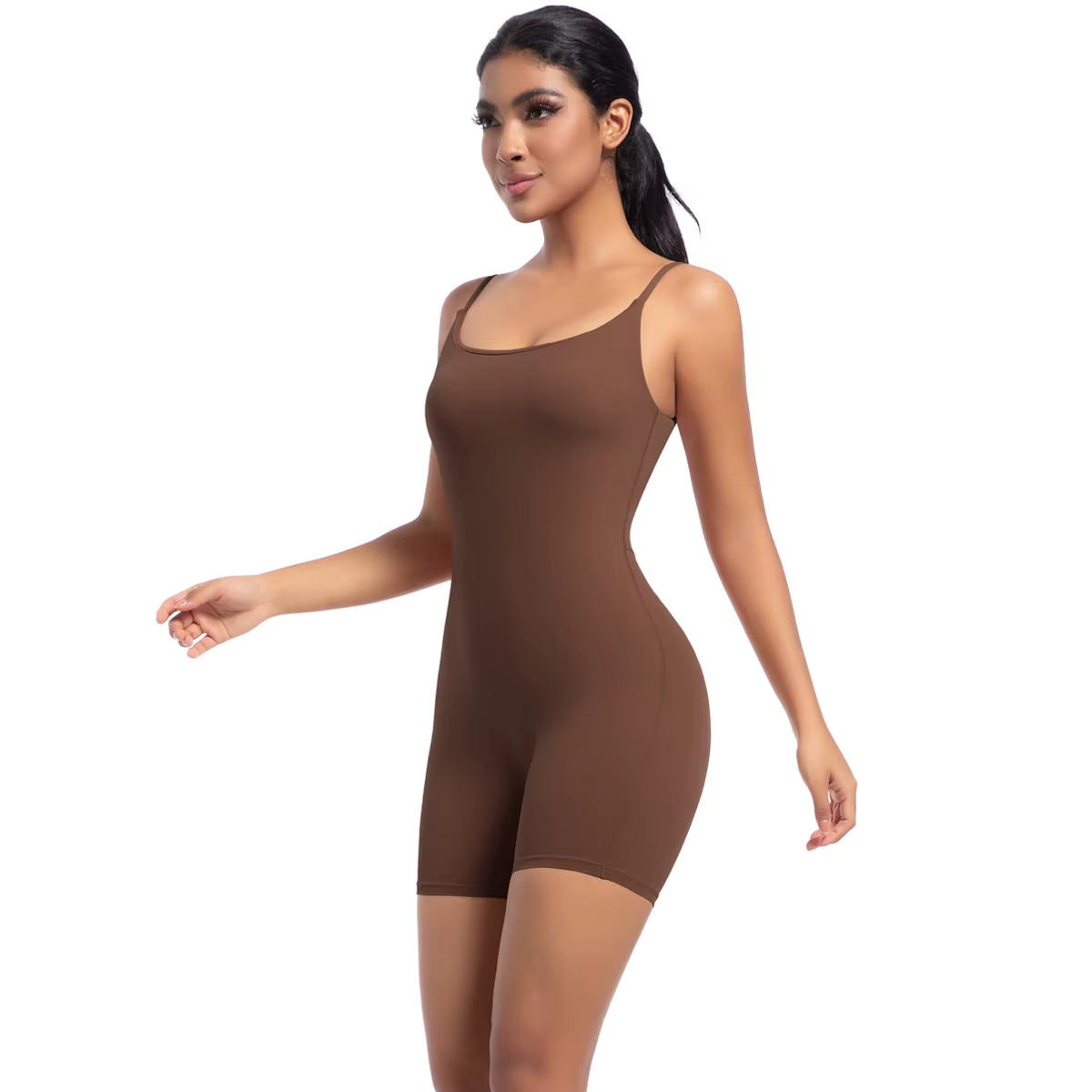 Combinaison dos nu sans couture pour femme, barboteuse à bretelles, combinaison de batterie, fitness