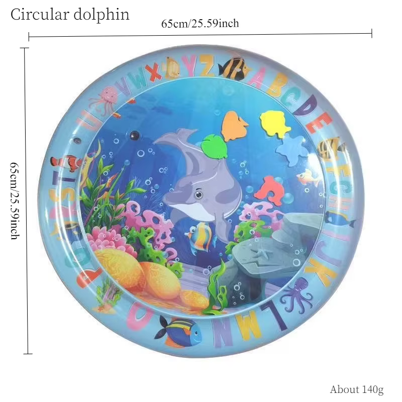 Tapis d'eau sensoriel pour chat, tapis de jeu aquatique pour chat en PVC, tapis d'éveil interactif p