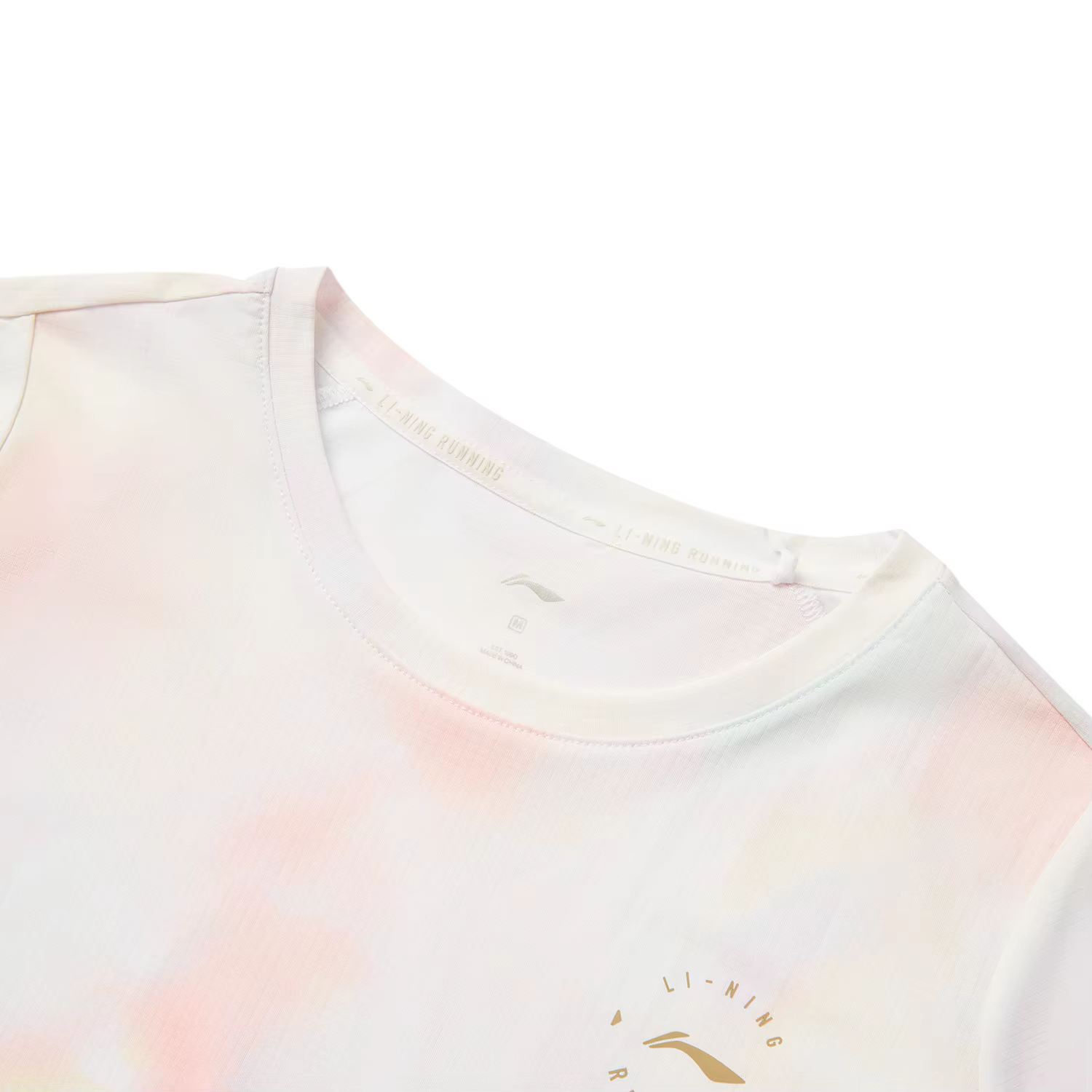 Li-Ning T-shirt de sport pour femme, coupe régulière, 100% polyester, respirant, réfléchissant, à ma