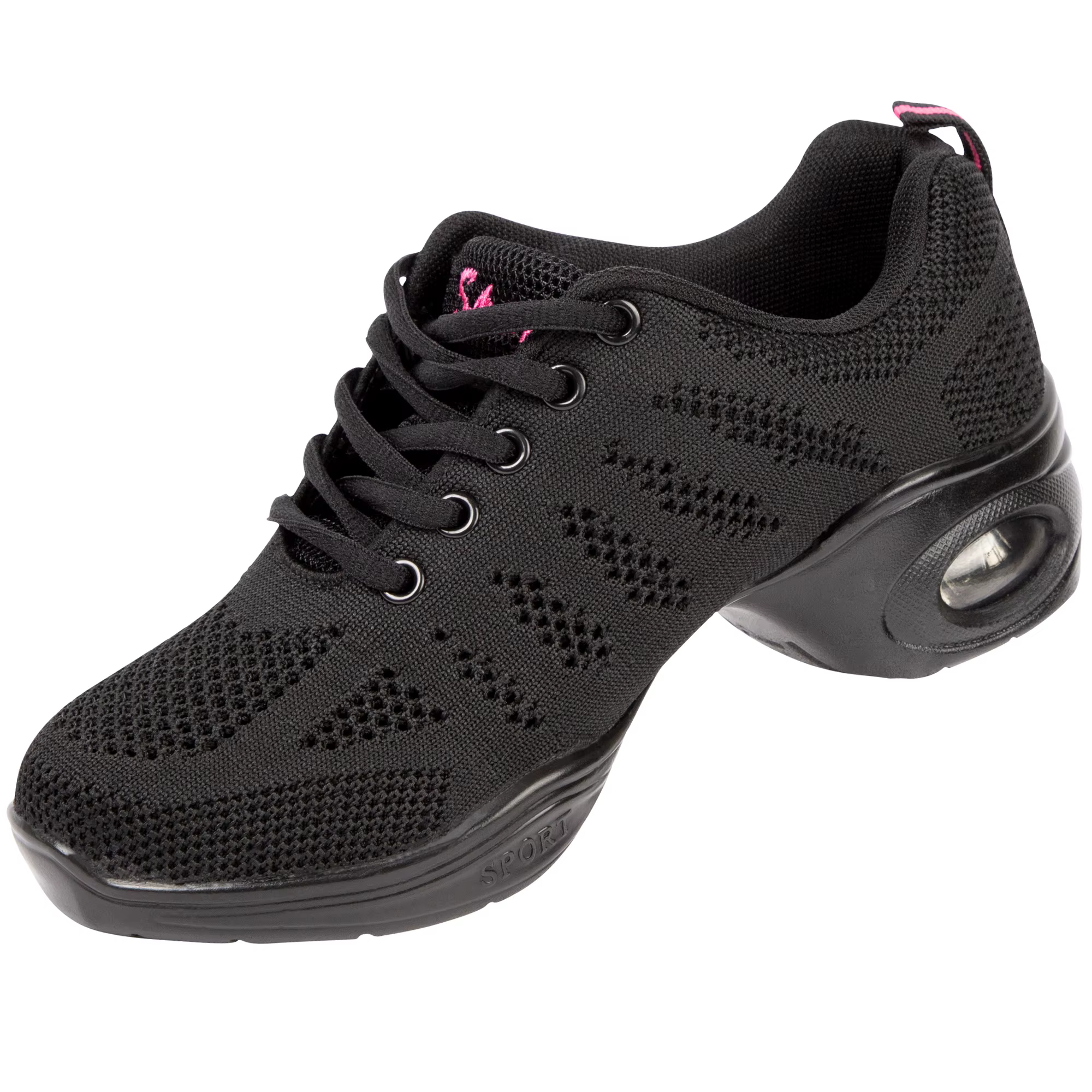 Baskets de danse respirantes pour femmes, avec semelle fendue et coussin d'air, chaussures de marche