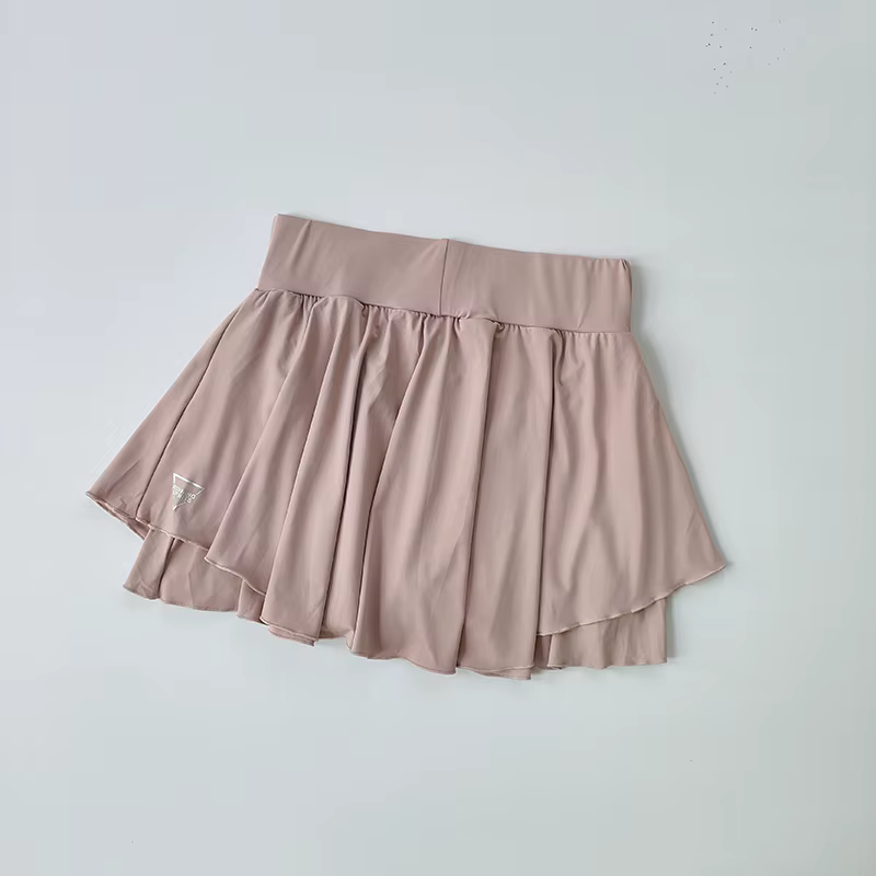 Jupe de sport fausse jupe de course deux pièces pour femmes, séchage rapide, couvrant les hanches, r