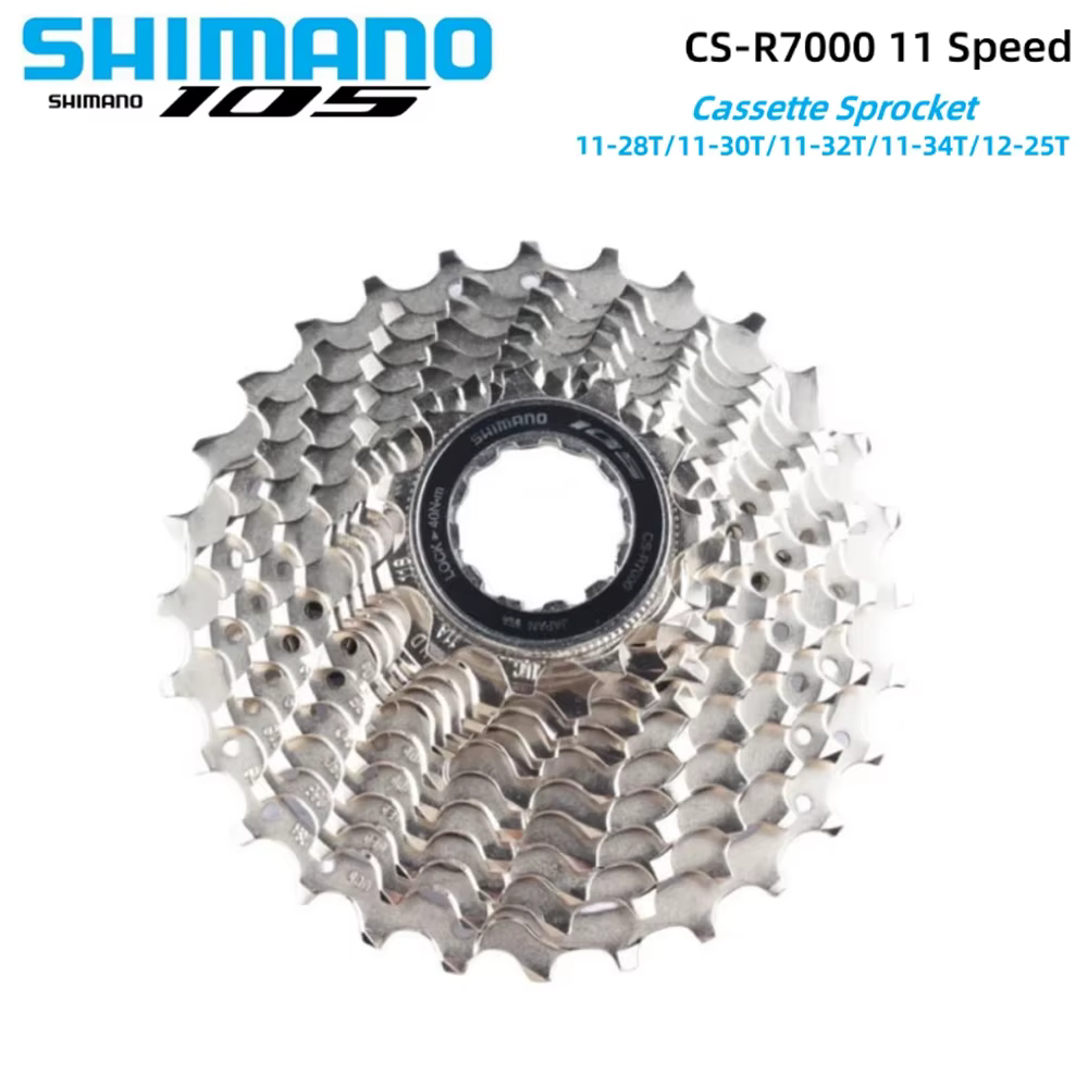 SHIMANO 105 R7000 pignon de Cassette 11S 11 vitesses 11-28T/11-30T/11-32T/11-34T/12-25T SHIMANO d'or