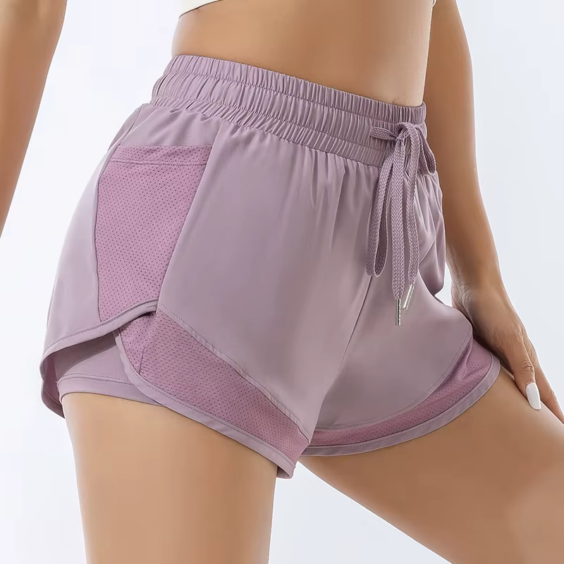 Vêtements de yoga sport Shorts de fitness Shorts de sport pour femmes musculation course du matin vê