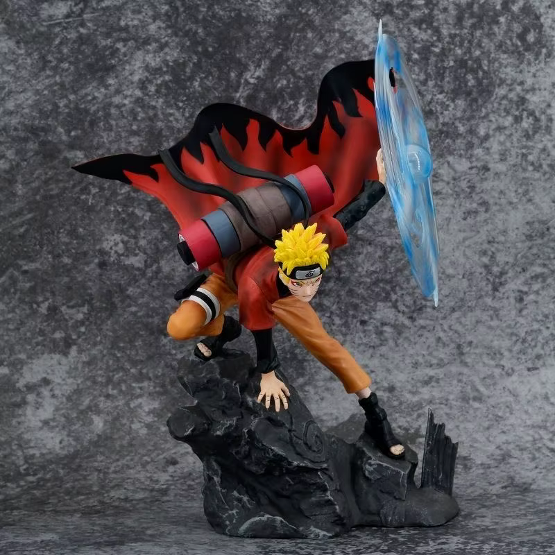 Figurine d'action Naruto Uzumaki Rasengan de 32,5 cm/13 po, modèle de collection en PVC, décoration