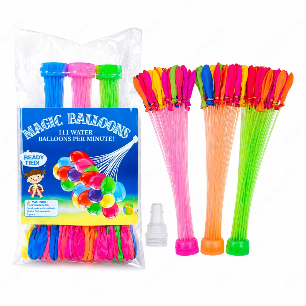 Ballons d'eau d'été : Ballons d'eau à remplissage rapide pour fête au bord de la piscine, jeu d'équi