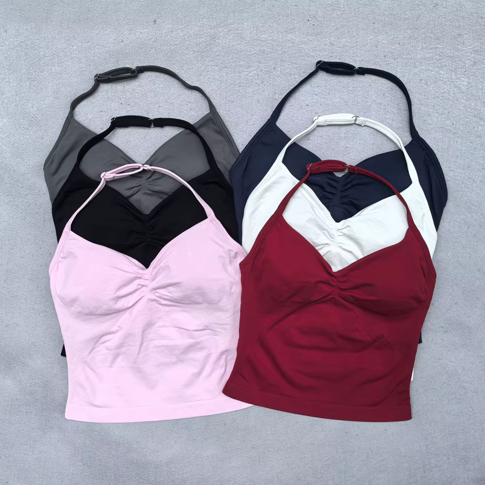 Gilet de Yoga à bretelles palangre réglable, vêtements de gymnastique pour femmes, soutien-gorge int