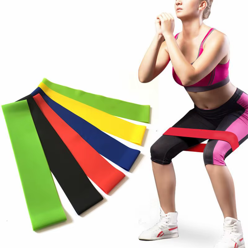 Lot de 5 pièces de ceinture de tension élastique pour le yoga, accessoire pour l'entraînement physiq