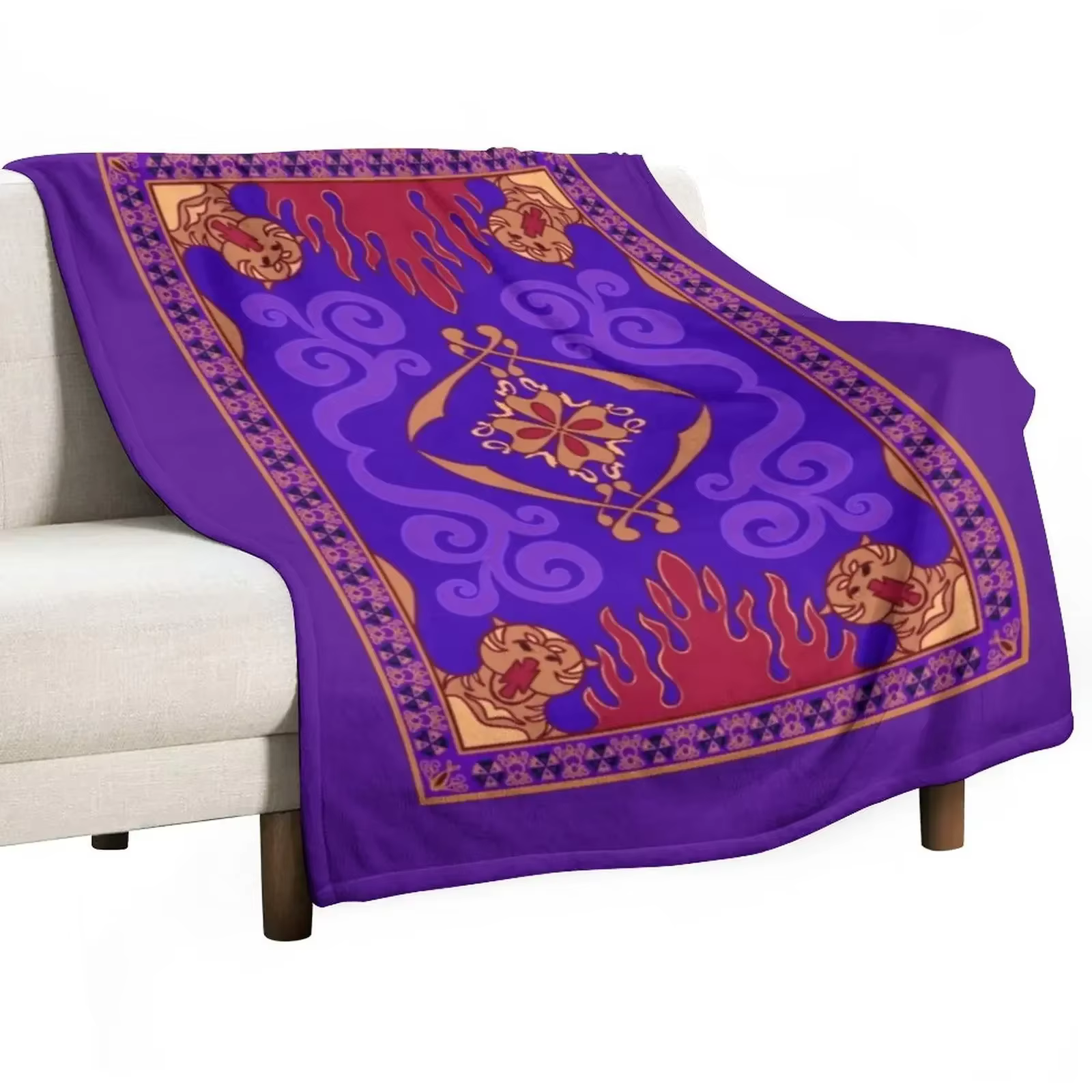 Aladdin 1992 tapis magique jeter couverture touristique couverture mode canapé couvertures couvertur