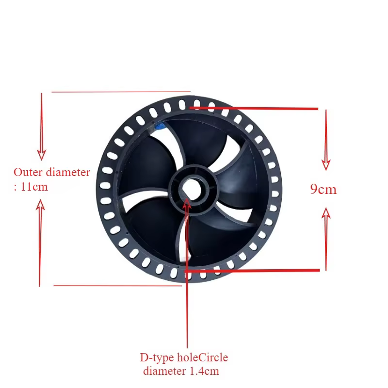 Tapis roulant moteur à courant continu ventilateur de refroidissement lame tapis roulant accessoires