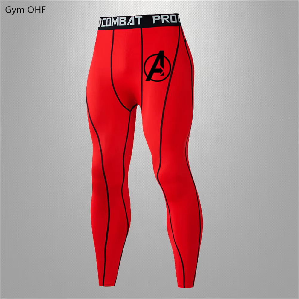 Legging de Yoga Super Hero pour hommes, collant de course, short de sport, de Compression, de Fitnes