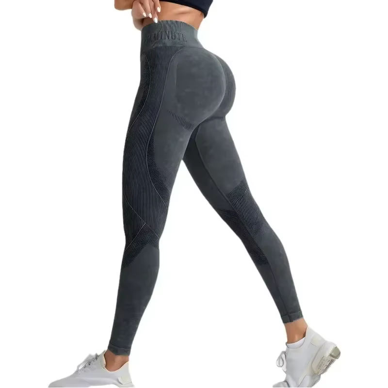 Pantalon de Yoga taille haute sans couture pour femmes, levage des hanches, Sports de plein air, tai