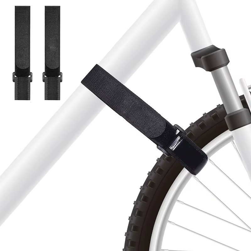 Sangles de fixation de roue de vélo, poignées antidérapantes en Gel résistant, conception réglable,