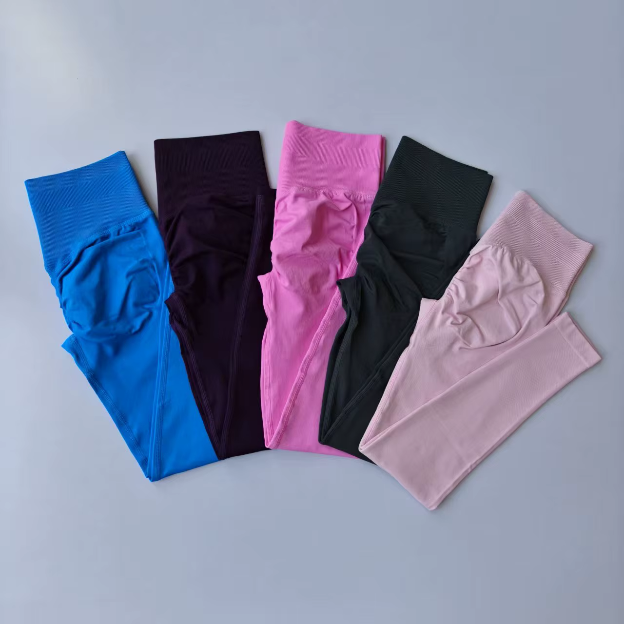 Leggings taille haute sans couture, pantalon de Fitness pêche, serré, extensible, fin, séchage rapid