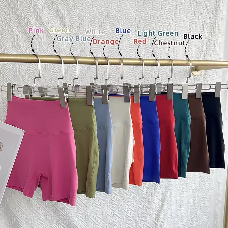 Short de Sport couleur chair, taille haute, fesses pêche, avec poche, Leggings de Yoga, séchage rapi