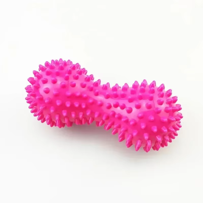 Boule de Massage aux cacahuètes colorée en PVC, 1 pièce, boule de Massage à pointes, douleur muscula