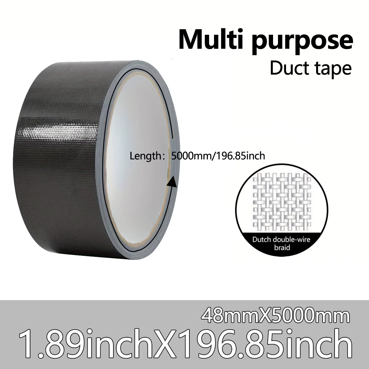 Ruban pour tuyaux super résistant – Ruban imperméable pour tapis et sol, déchirable à la main, ruban