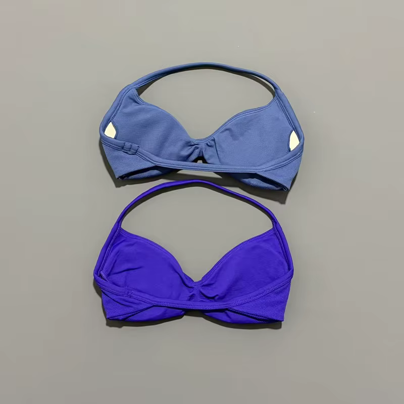 HISTELLO soutien-gorge à bretelles haut de sport femmes haut soutien mince sangle licou sport sans c