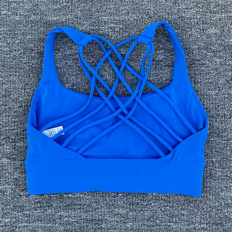Soutien-gorge de sport pour femmes, Push Up, dos croisé, antichoc, course à pied, entraînement, sous