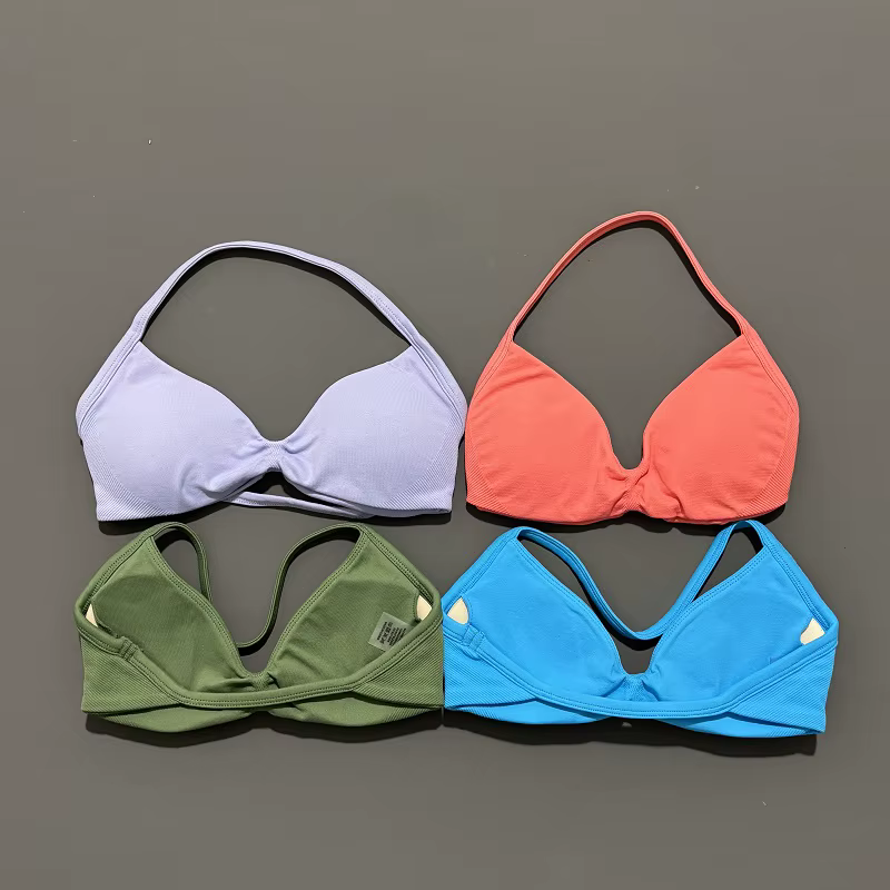 Soutien-gorge de sport à bretelles, sous-vêtements de Yoga pour femmes, haut de gymnastique, exercic