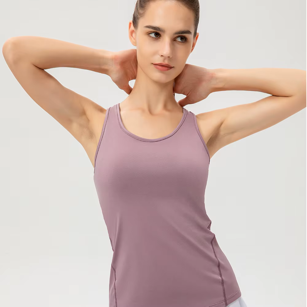 Femmes Sport décontracté Yoga gilet séchage rapide Sport course T-shirt entraînement Yoga T-Shirt co
