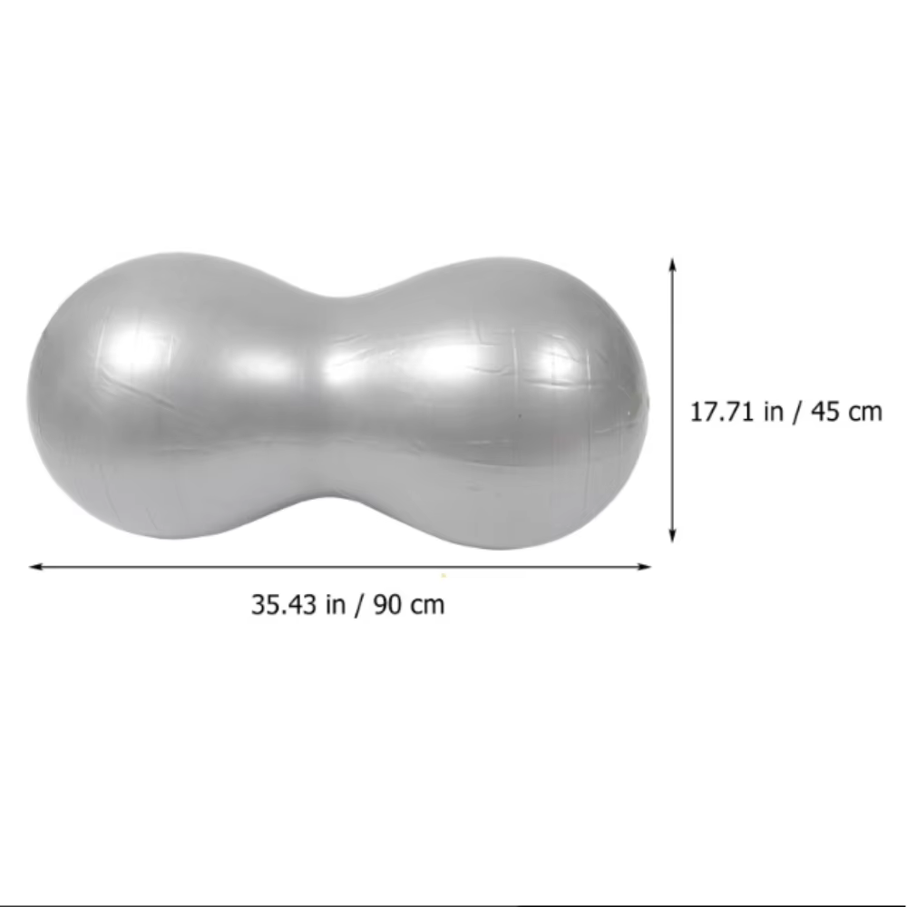 Ballon de yoga anti-éclatement en PVC épaissi, antidérapant, avec pompe, ballon de yoga gonflable po