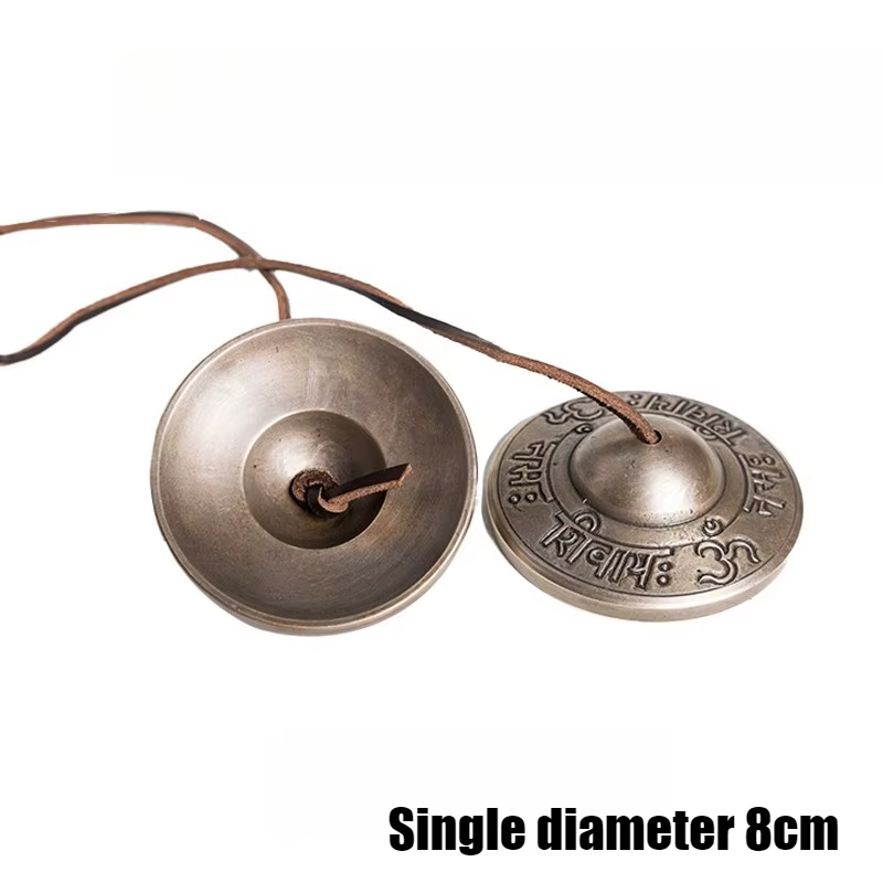 Cloche de méditation en Bronze, cloches de guérison sonore, cloches de Yoga professionnelles du népa