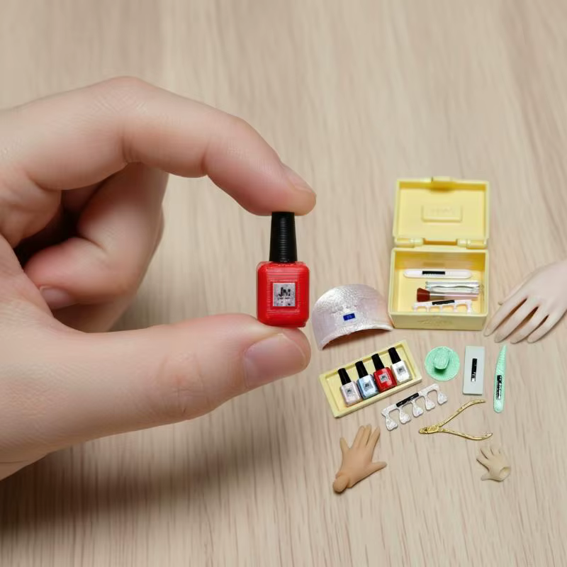 Mini ensemble d'outils de manucure pour maison de poupée, accessoires parfaits pour jouer à faire se