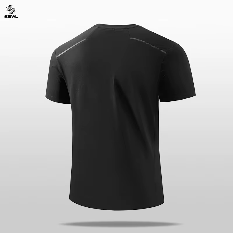 SBWL 2025 été hommes nouveau en plein air course fitness séchage rapide sport T-shirt de haute quali