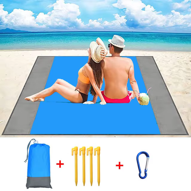 2025 mode sans sable serviettes de plage tapis Anti sable tapis de plage imperméable couverture de p