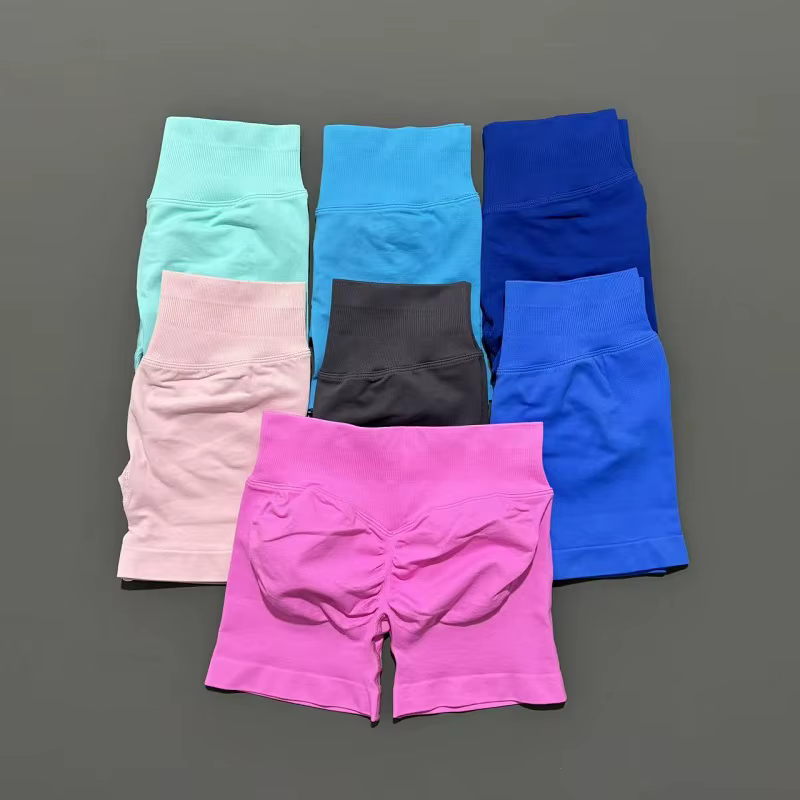 Shorts de sport HISTELLO 4,5 pouces pour femme, shorts de yoga sans couture taille basse, leggings d
